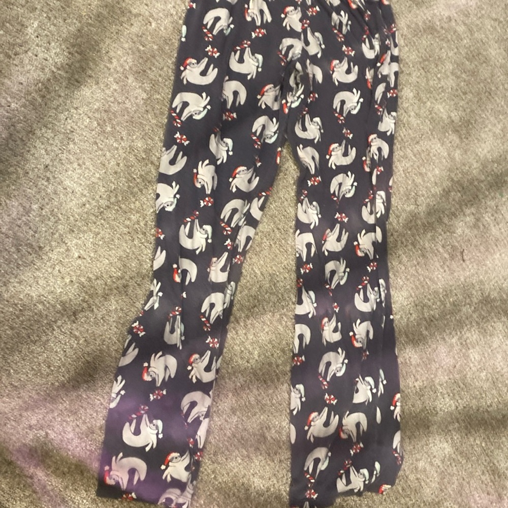 sloth pj pants